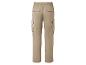 Beige Cargohose mit Taschen.