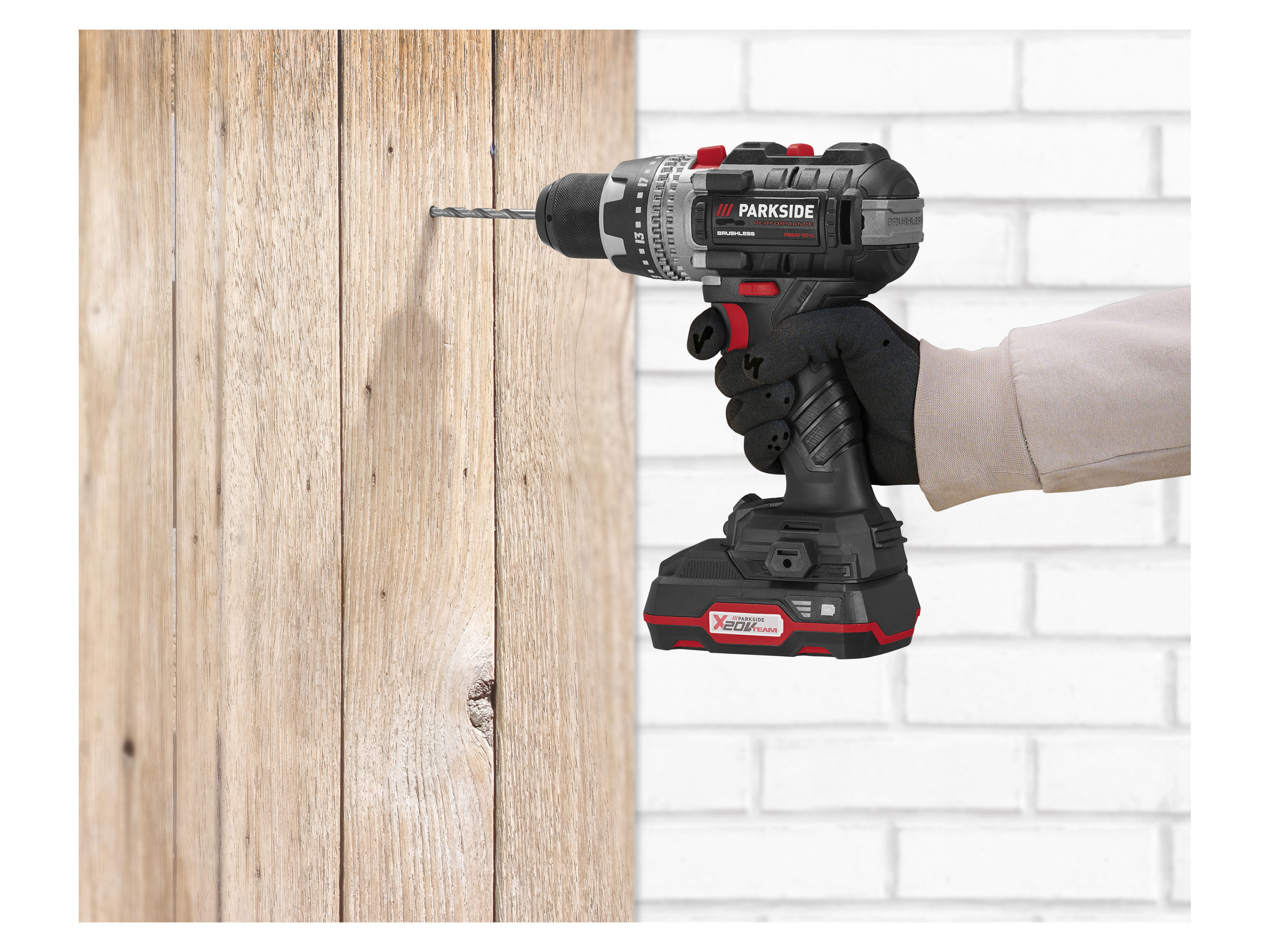 Thumbnail - PARKSIDE PERFORMANCE® 20 V Akku-Bohrschrauber Starterset »PBSAP 20-Li A1«, mit Akku und Ladegerät