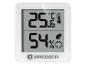 BRESSER Digitalthermometer und Hygrometer, das 25.6°C und 54% Luftfeuchtigkeit anzeigt.
