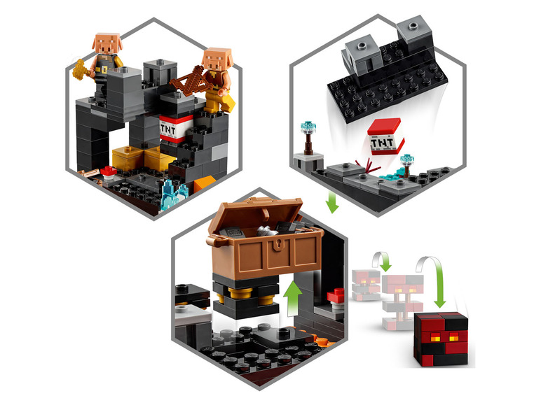 Gehe zu Vollbildansicht: Lego Minecraft 21185 »Die Netherbastion« - Bild 4