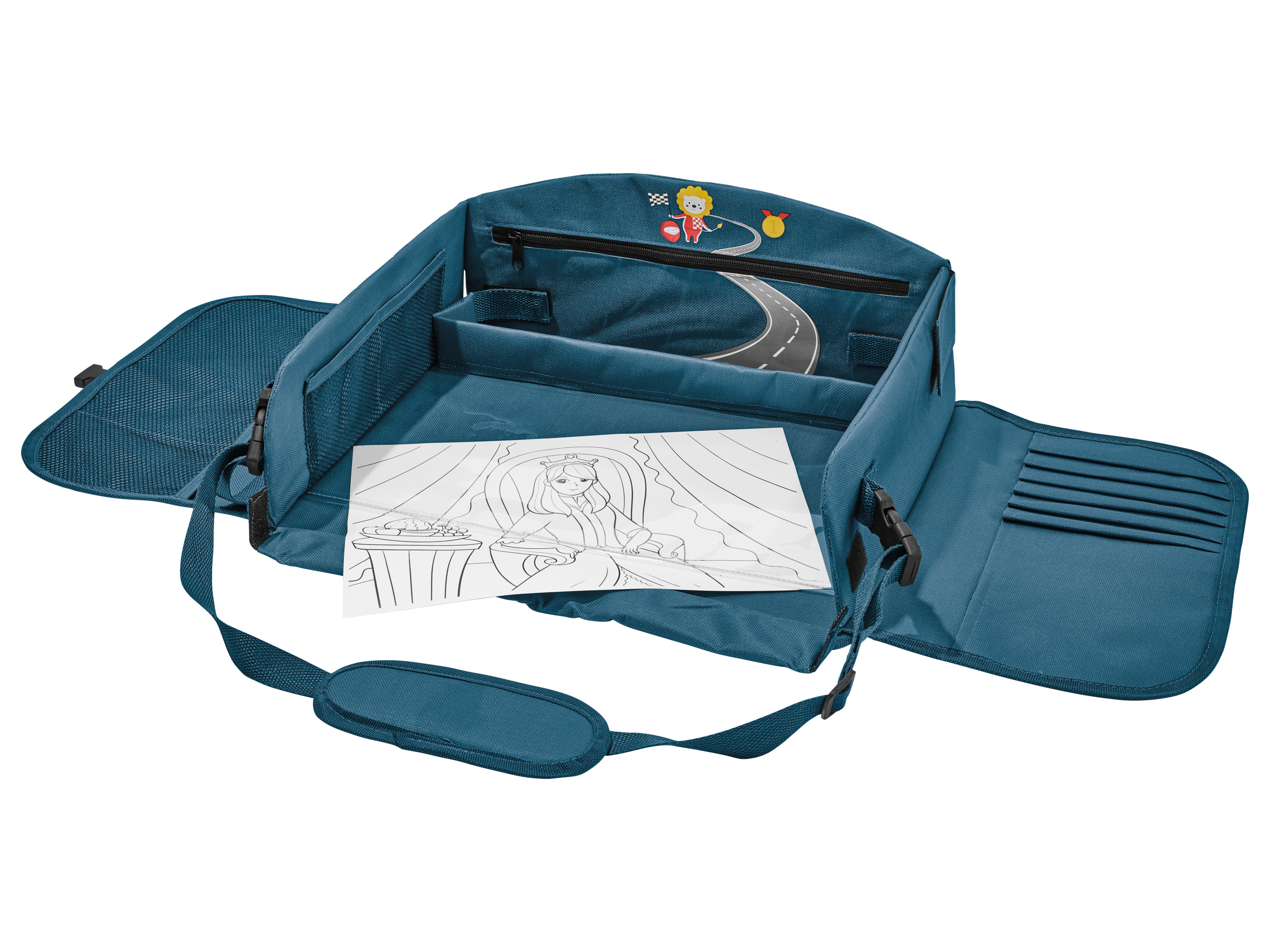 Thumbnail - ULTIMATE SPEED® Reise- und Spieltisch, tragbar (petrol)