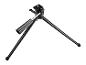 Schwarzes Tischstativ mit Schnellwechselplatte und verstellbaren Beinen