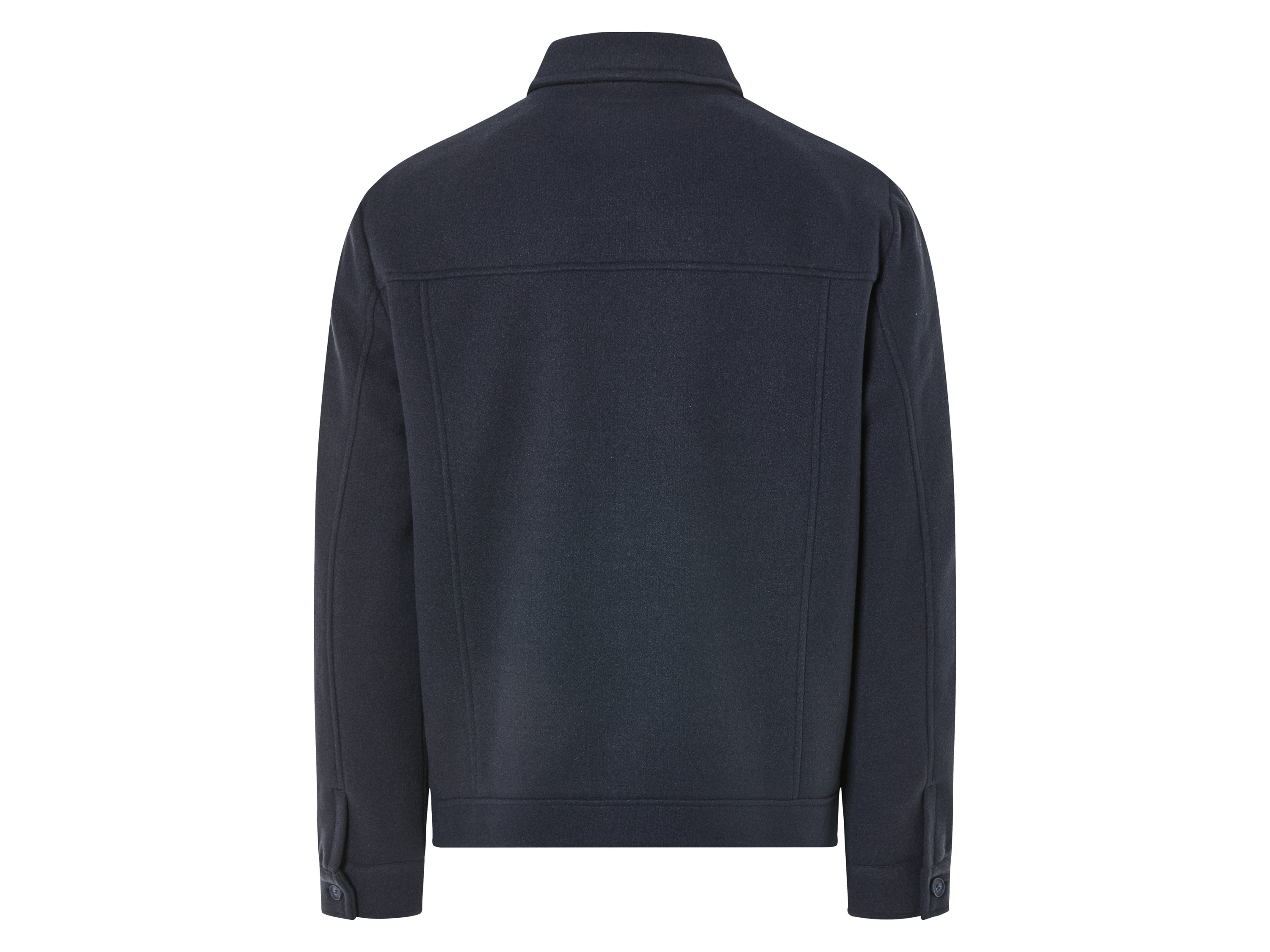 Thumbnail - LIVERGY® Herren Jacke Wolloptik (Marine, S(44/46))