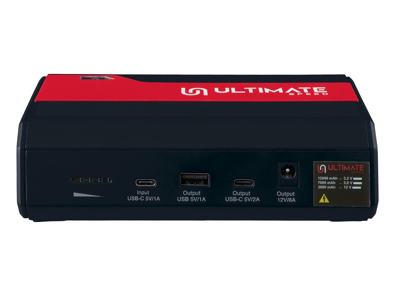 Produktbild von BOTKK Auto Starthilfe, 16500mAh Tragbare Starthilfe Powerbank Für 12V Fahrzeuge (bis Zu 6.2L Benzin 5.0L Dieselmotor), Autobatterie Anlasser, LED Taschenlampe, Dual USB