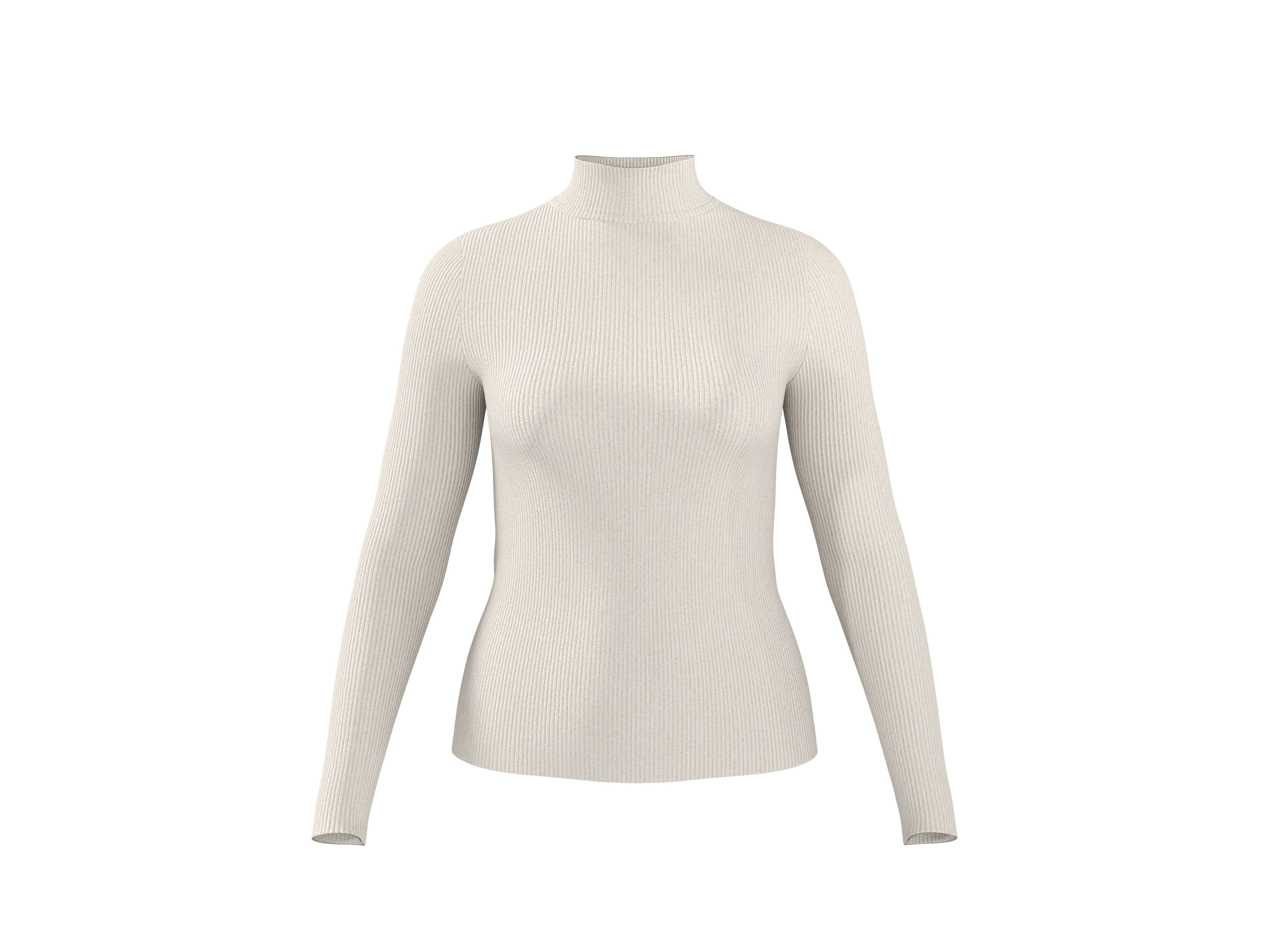 ESMARA® Damen Feinstrickpullover (Weiß, XS(32/34))