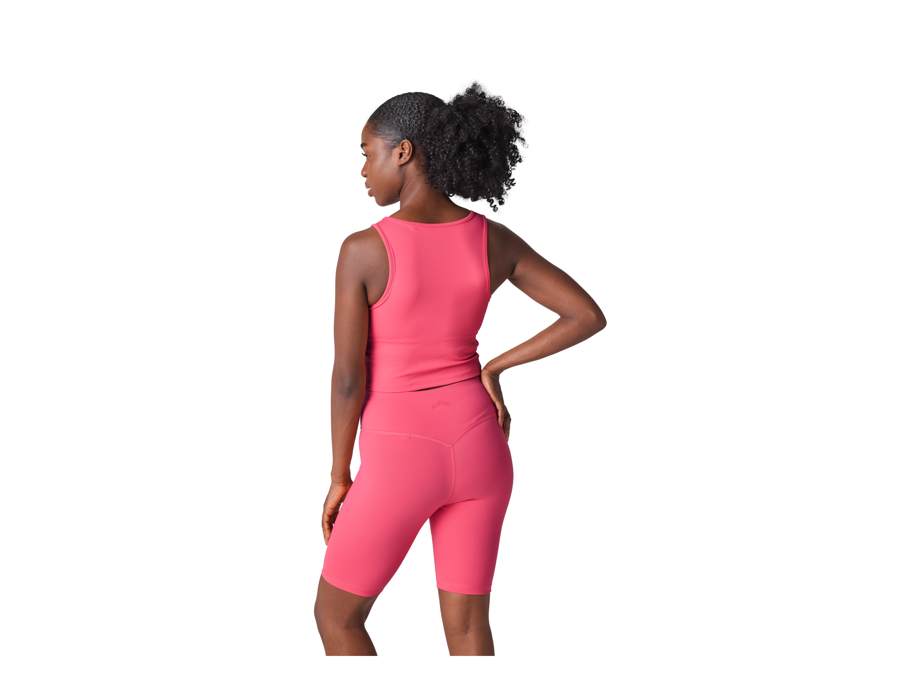 Thumbnail - CRIVIT Damen Funktionsstop cropped kühlend (Koralle, S(36/38))