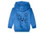 Blauer Kinder-Kapuzenpullover mit Sonic the Hedgehog-Gesichtsdruck und „SONIC“-Schriftzug.