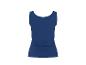 Damen-Tanktop in Marineblau, Rückansicht.