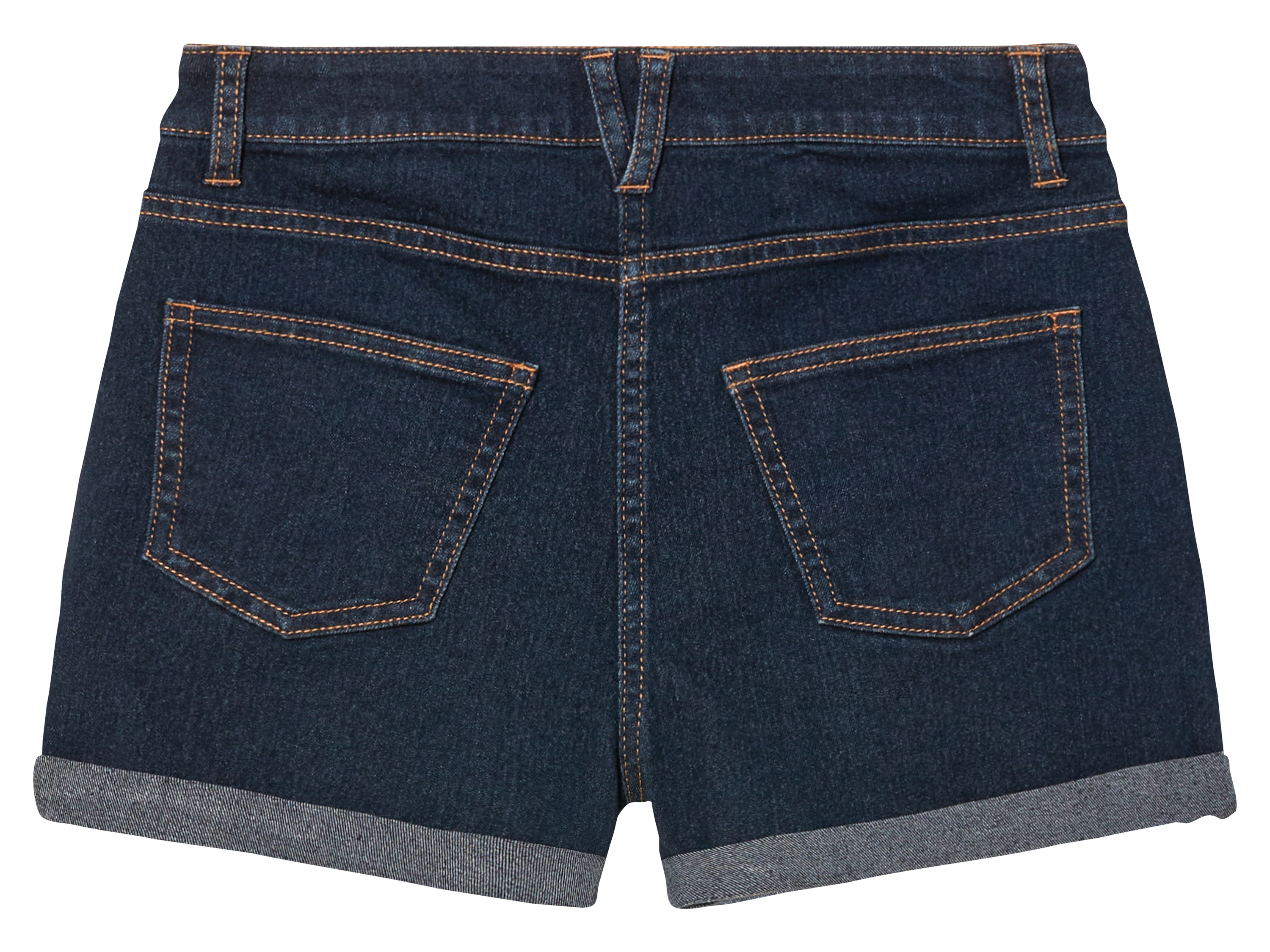 Thumbnail - pepperts!® Kinder Jeansshorts (Dunkelblau, 164)