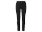 Schwarze Damen-Jeans mit hoher Taille und schmalem Bein.
