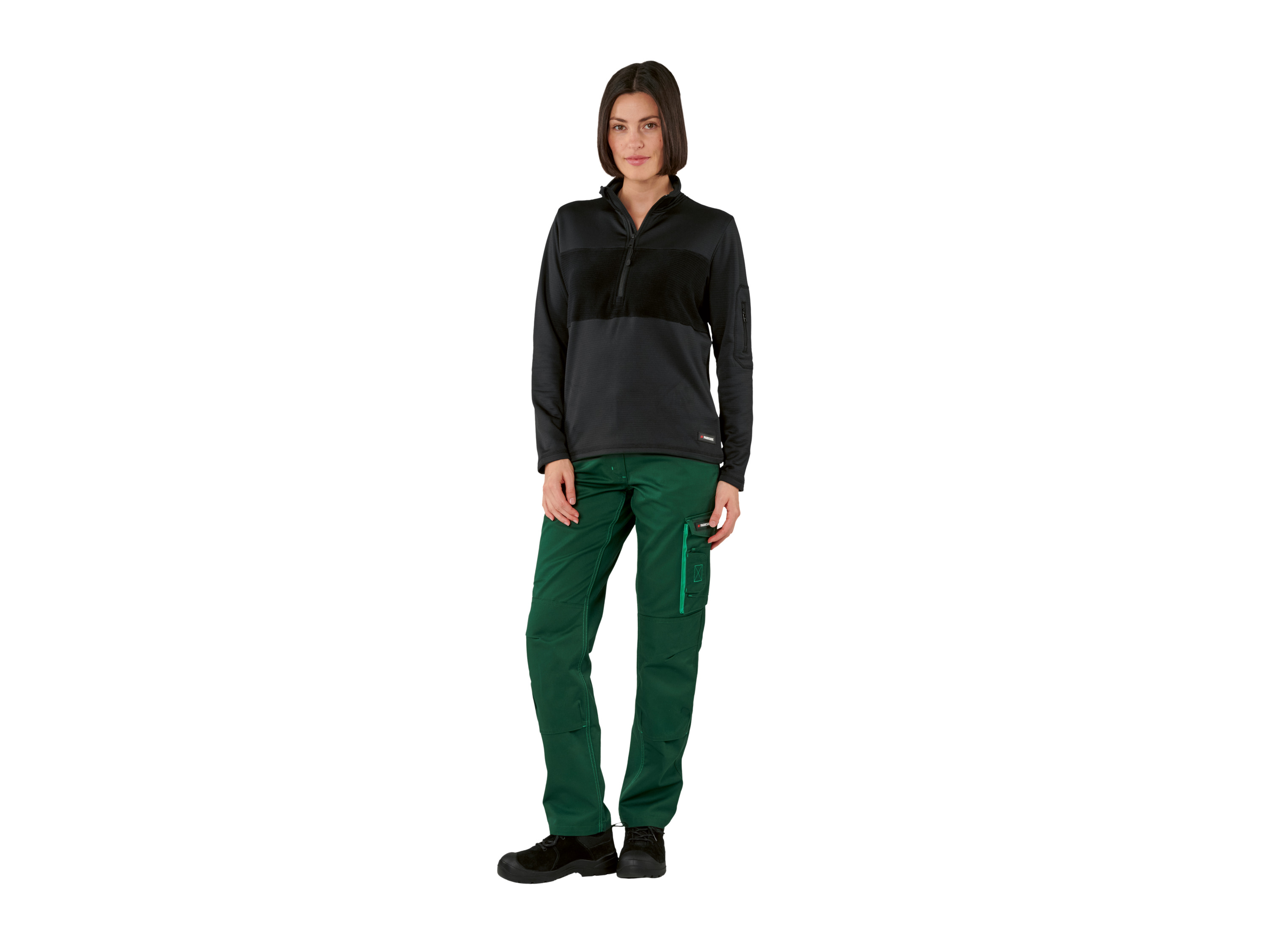 PARKSIDE® Damen-Thermo-Fleece-Troyer (Schwarz, XS(32/34)) – Bild 2 von 3