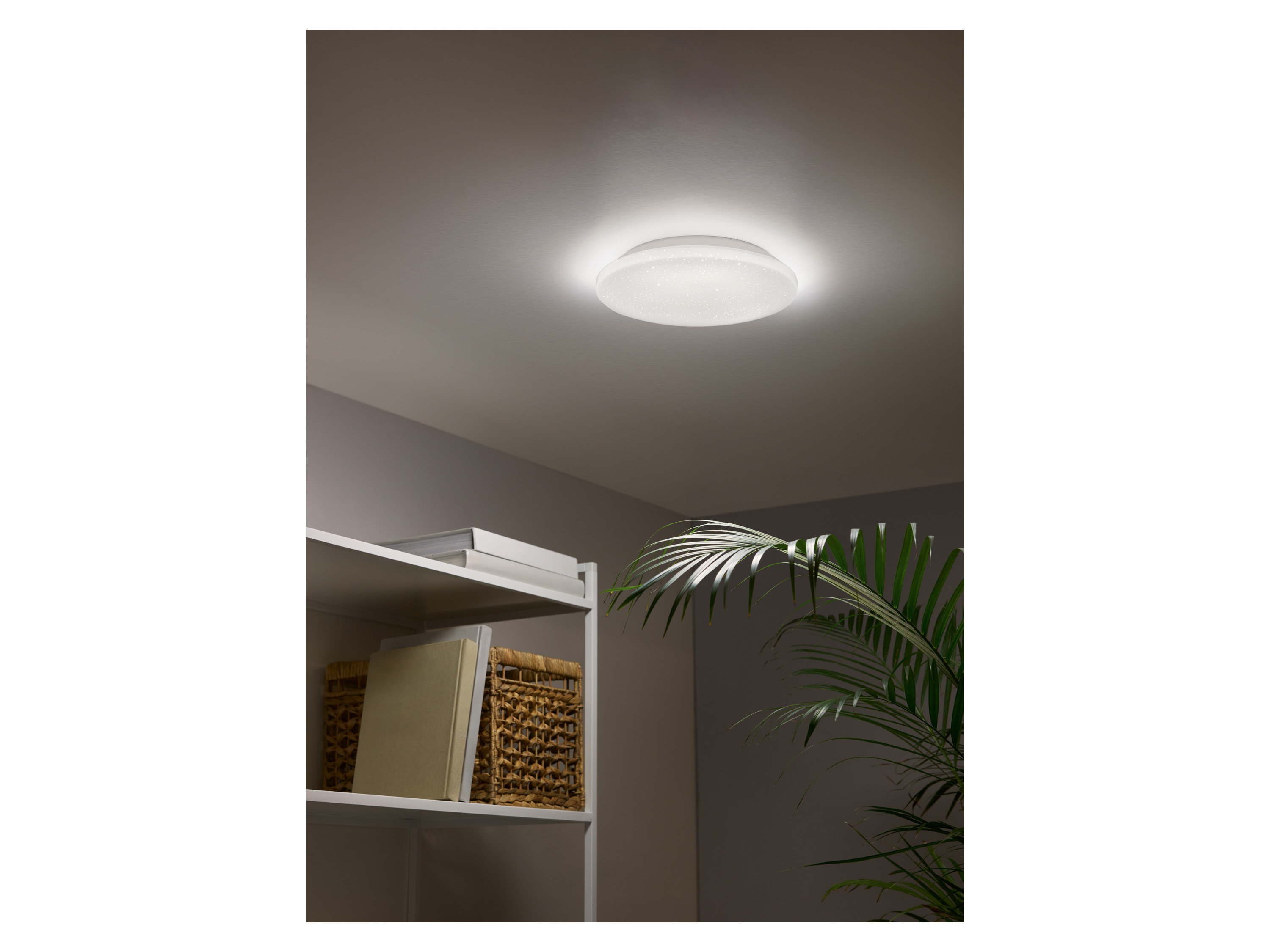 Thumbnail - LIVARNO home LED-Wand- und Deckenleuchte, mit dekorativem Sternenhimmel-Effekt (Rund)