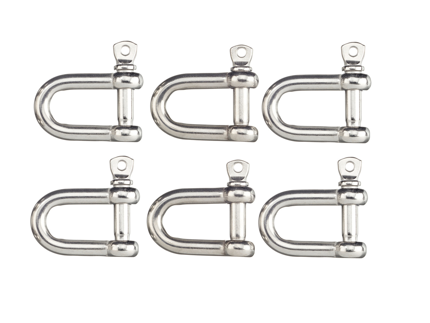 PARKSIDE® Karabiner- / Schäkel-Haken-Set, aus Edelstahl