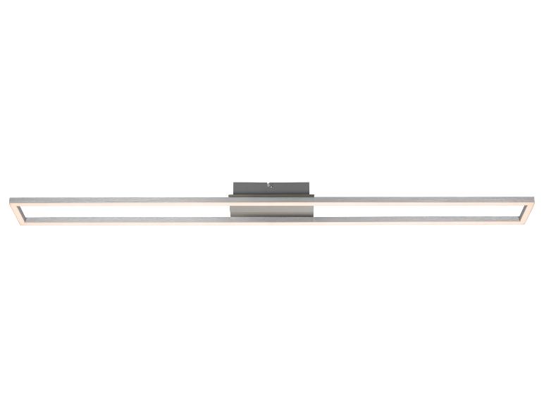 Moderne silberne LED-Linearleuchte mit minimalistischem Design