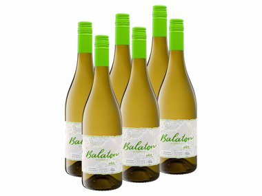 6x 0,75-l-Flasche Weinpaket Balaton by Dereszla Welschriesling trocken, Weißwein