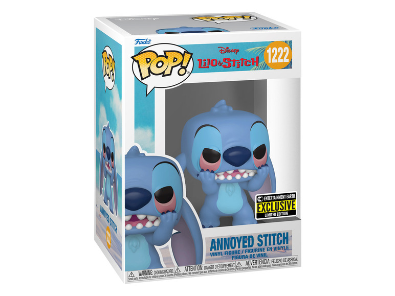 Eine Funko Pop! Figur von Stitch aus Lilo & Stitch.