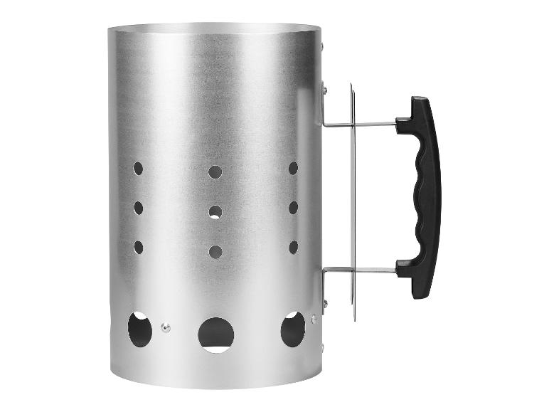 Metall-Kohleanzünder mit schwarzem Griff