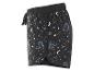 Schwarze Sportshorts mit Sternbild- und Mondmuster.