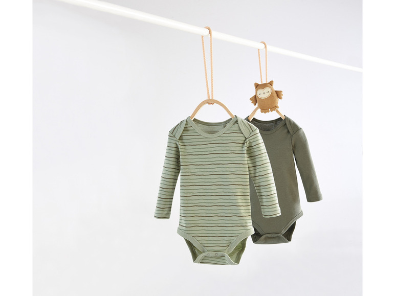 Gehe zu Vollbildansicht: lupilu® Baby Bodies, 2 Stück, aus reiner Bio-Baumwolle - Bild 20