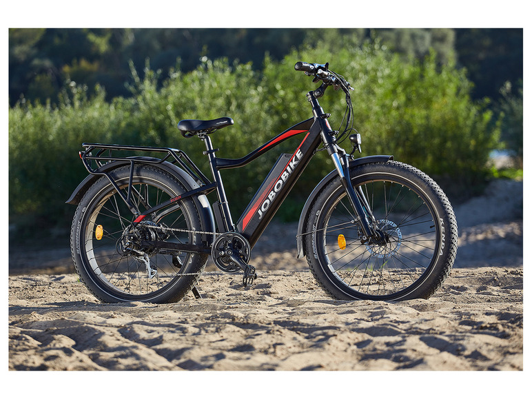 JOBOBIKE Hardtail 26 Fat-Reifen, »Robin«, Zoll E-Bike