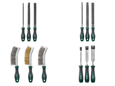 PARKSIDE® Feilen-Set / Raspel-Set / Drahtbürsten-Set / Stechbeitel-Set, 3-teilig