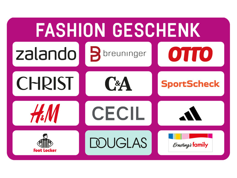 Gehe zu Vollbildansicht: Wunschgutschein Fashion - Digital Code 25€ - Bild 1