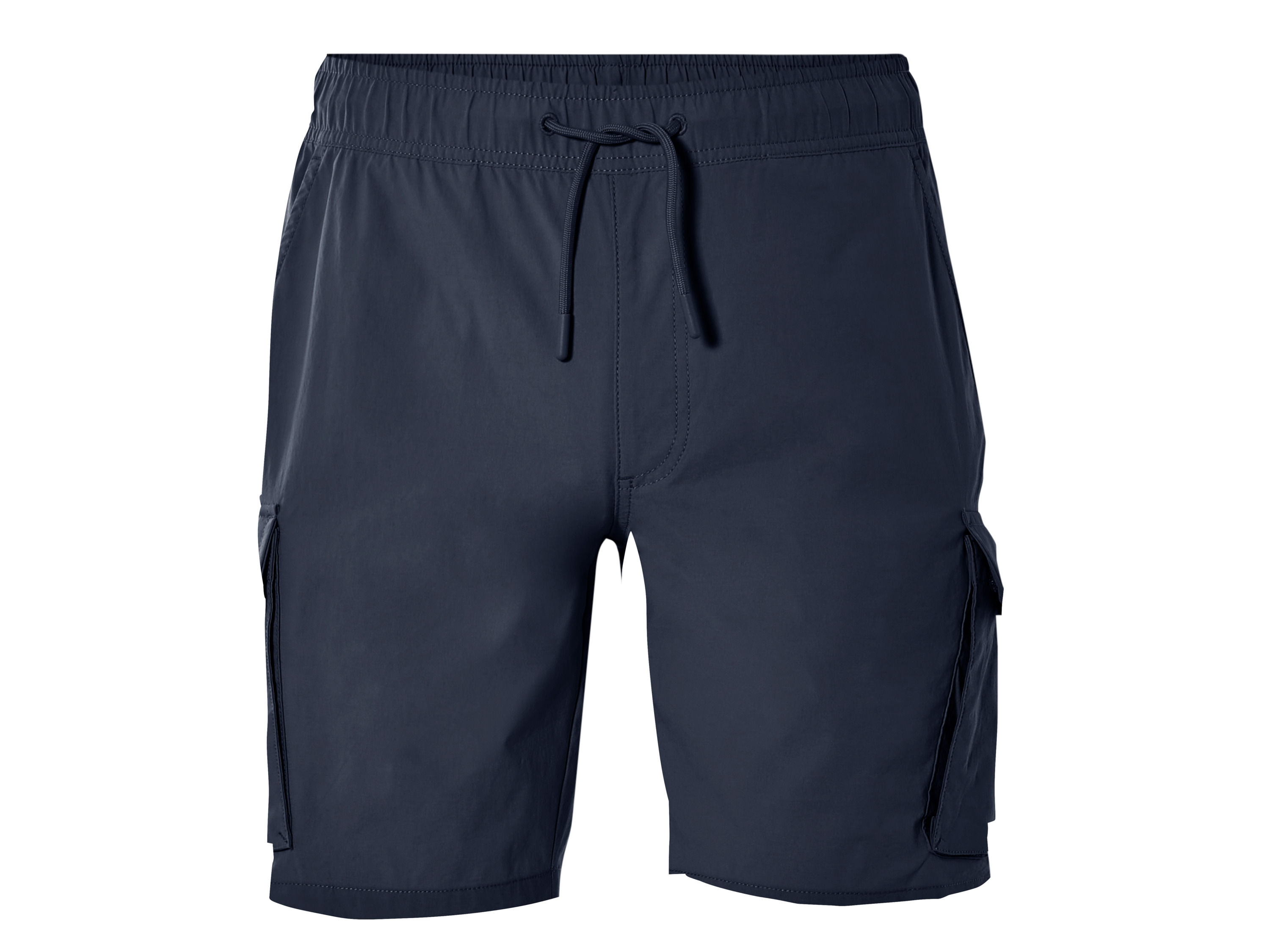 LIVERGY® Herren Shorts Cargo (Navy, XL (56/58))““ | Gummizugbund und Kordel Optimale Bewegungsfreiheit durch super elastisches Material Cargotaschen mit Patte und Klettverschluss Optimale Passform durch das Elasthan Lycra® Produktmerkmale tabletd Farbe: beige