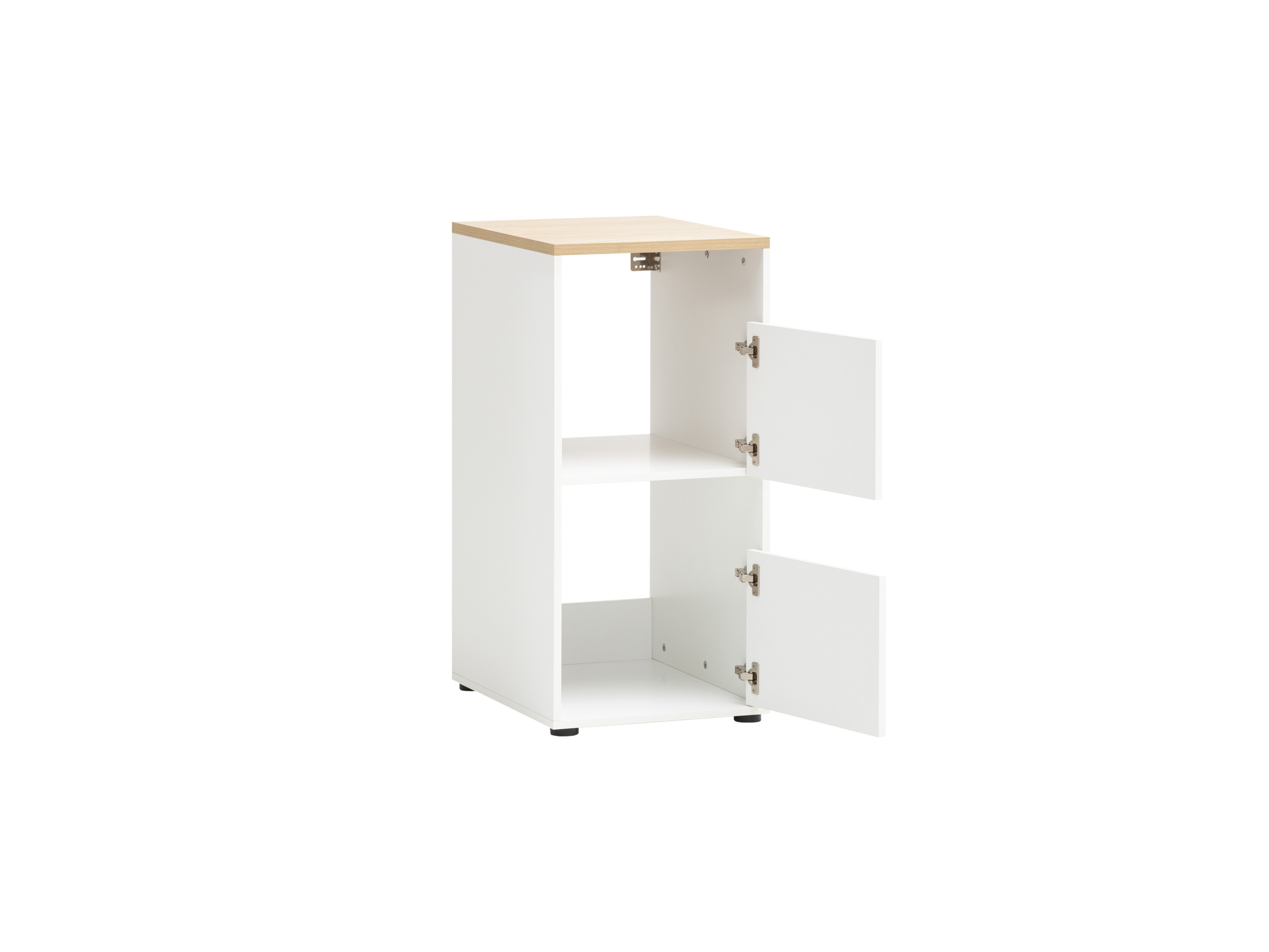 SCHILDMEYER Mehrzweckschrank Solea Wäscheschacht (2x Wäscheschacht, Höhe 95.8cm, mattweiß) – Bild 4 von 4