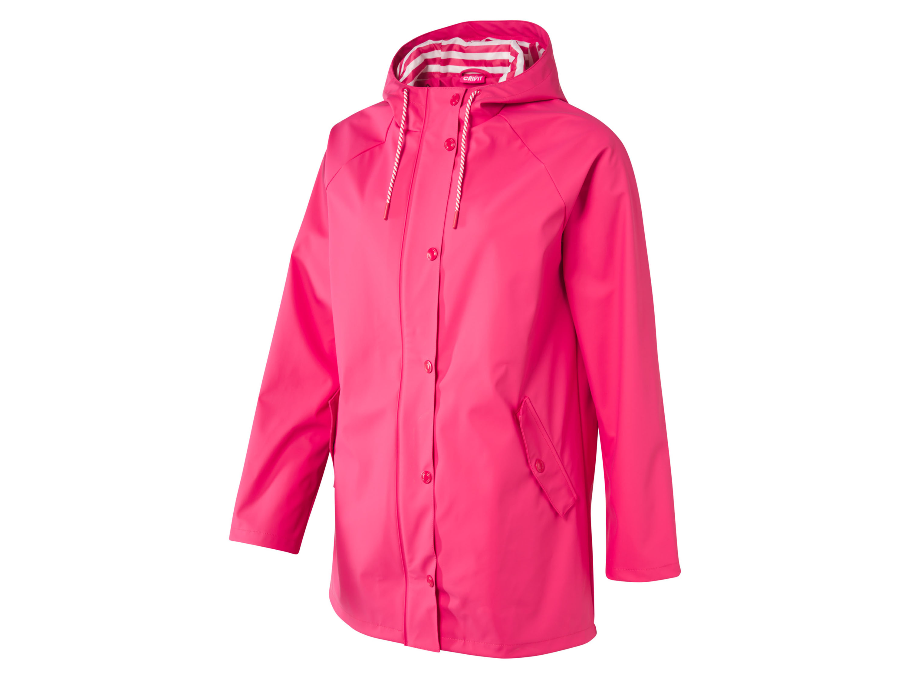 CRIVIT Damen Regenparka (Rot, S(36/38))““ | navy, rot Muster: – Detail: wind- und wasserdicht durch versiegelte Hauptnähte