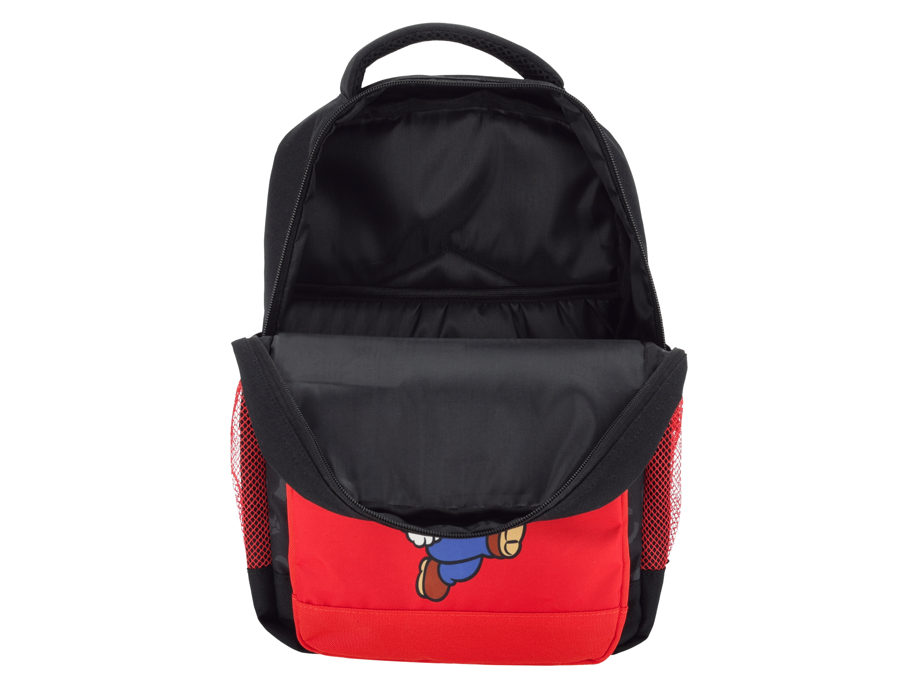 Thumbnail - Super Mario Kleinkinder Kinder Rucksack (Schwarz/Rot)""