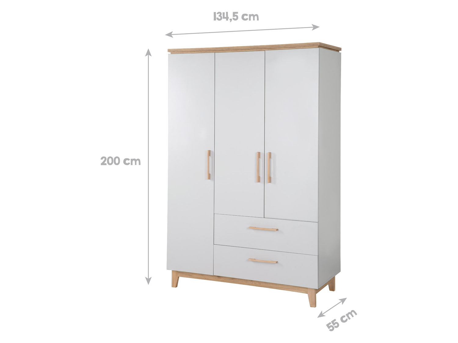 Roba Kleiderschrank 3-türig Caro – Bild 4 von 4