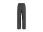 Graue Hose mit Streifenmuster und elastischem Bund.