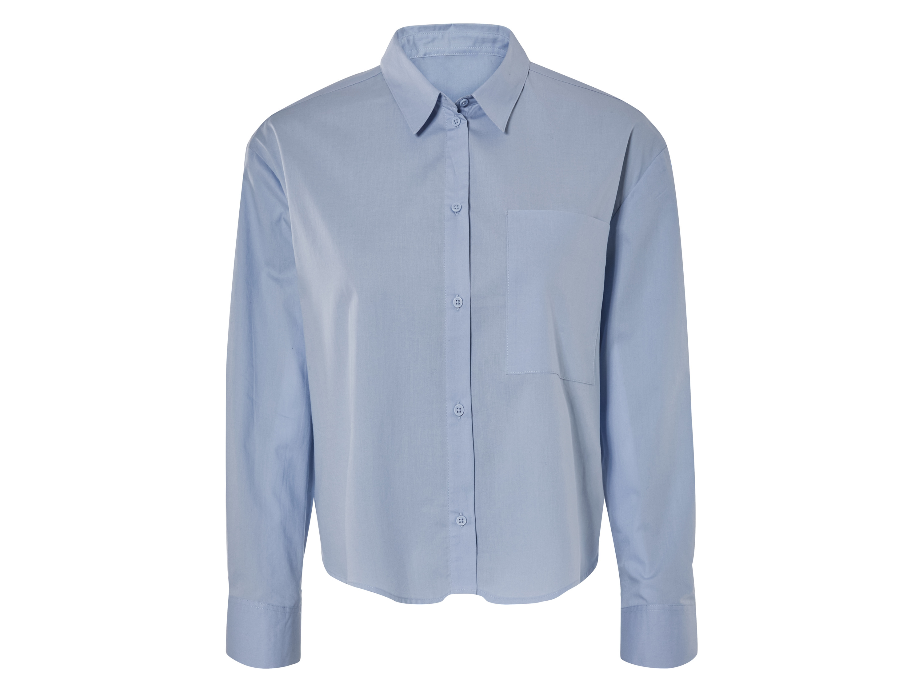 esmara® Damen Hemd (Blau, 46) | 04052916241547