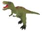 Eine grüne T-Rex Dinosaurier Spielfigur.