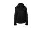 Schwarze Softshelljacke mit Kapuze für Damen