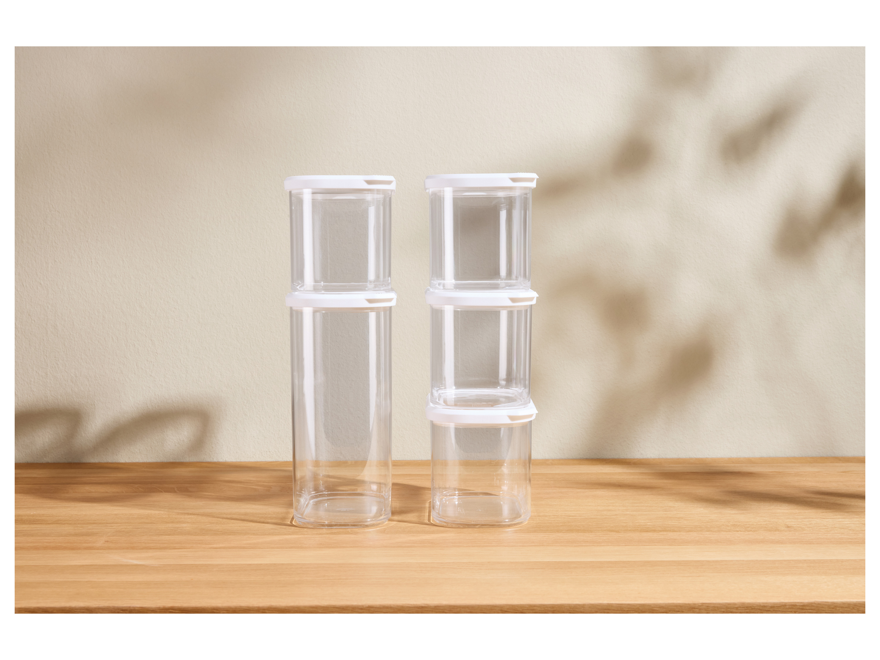 Thumbnail - SILVERCREST® Vorratsdosen-Sets 5er (Set 2 Größen/weiß)""