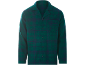 Grün kariertes Herren-Flanell-Pyjamahemd
