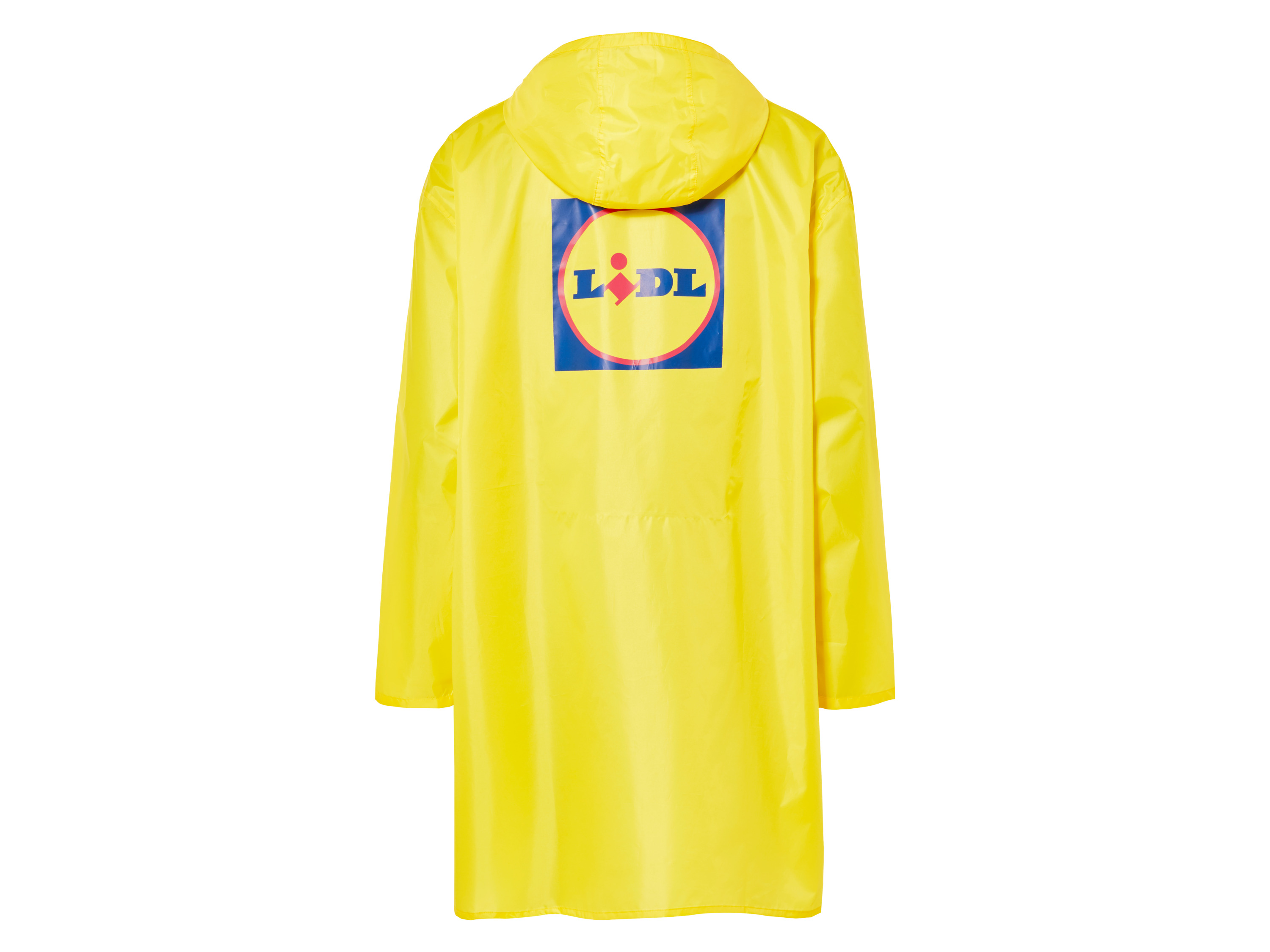 Damen Herren Regenponcho LIDL (Gelb) – Bild 4 von 4