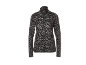 Langärmeliges Damen-Sportshirt mit Leopardenmuster