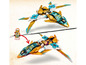 Lego Ninjago Zanes Golden Dragon Jet mit Minifigur