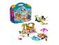 LEGO Friends Creative Beach and Travel Suitcase Set mit Strand, Flugzeug und Zubehör.