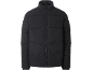 Schwarze Herren-Daunenjacke mit Reißverschluss