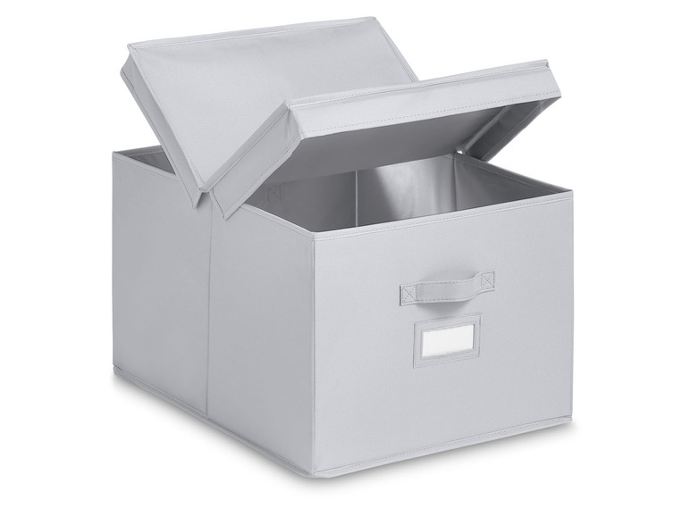 Gehe zu Vollbildansicht: LIVARNO home Aufbewahrungsboxen, mit Deckel / Schubladenaufbewahrung, 2 Stück - Bild 5