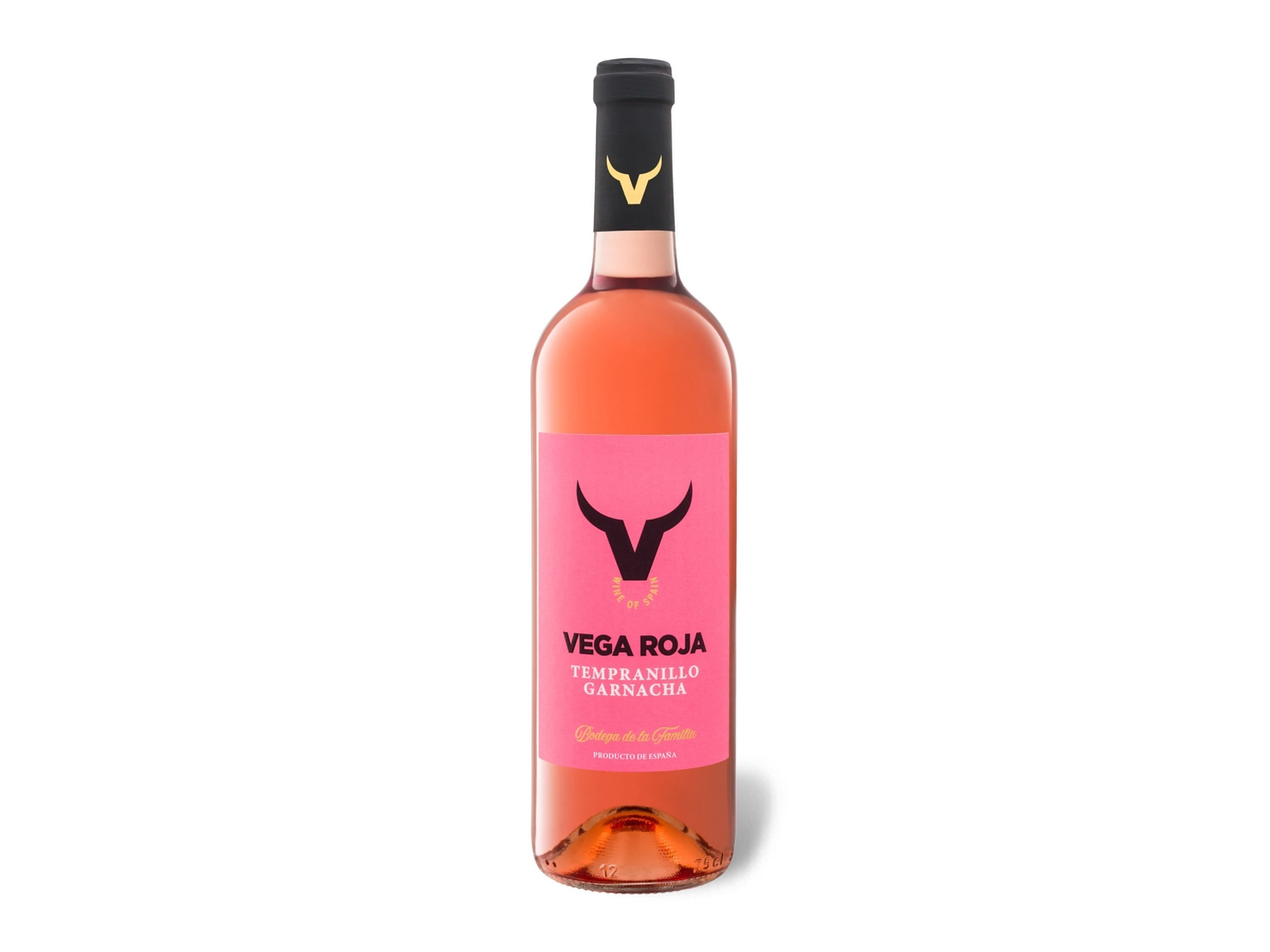 Lidl Wein-Angebot - VEGA ROJA Tempranillo-Garnacha Valdepeñas DO halbtrocken, Roséwein 2024