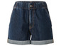 Blaue Denim Shorts mit Gummizugbund.
