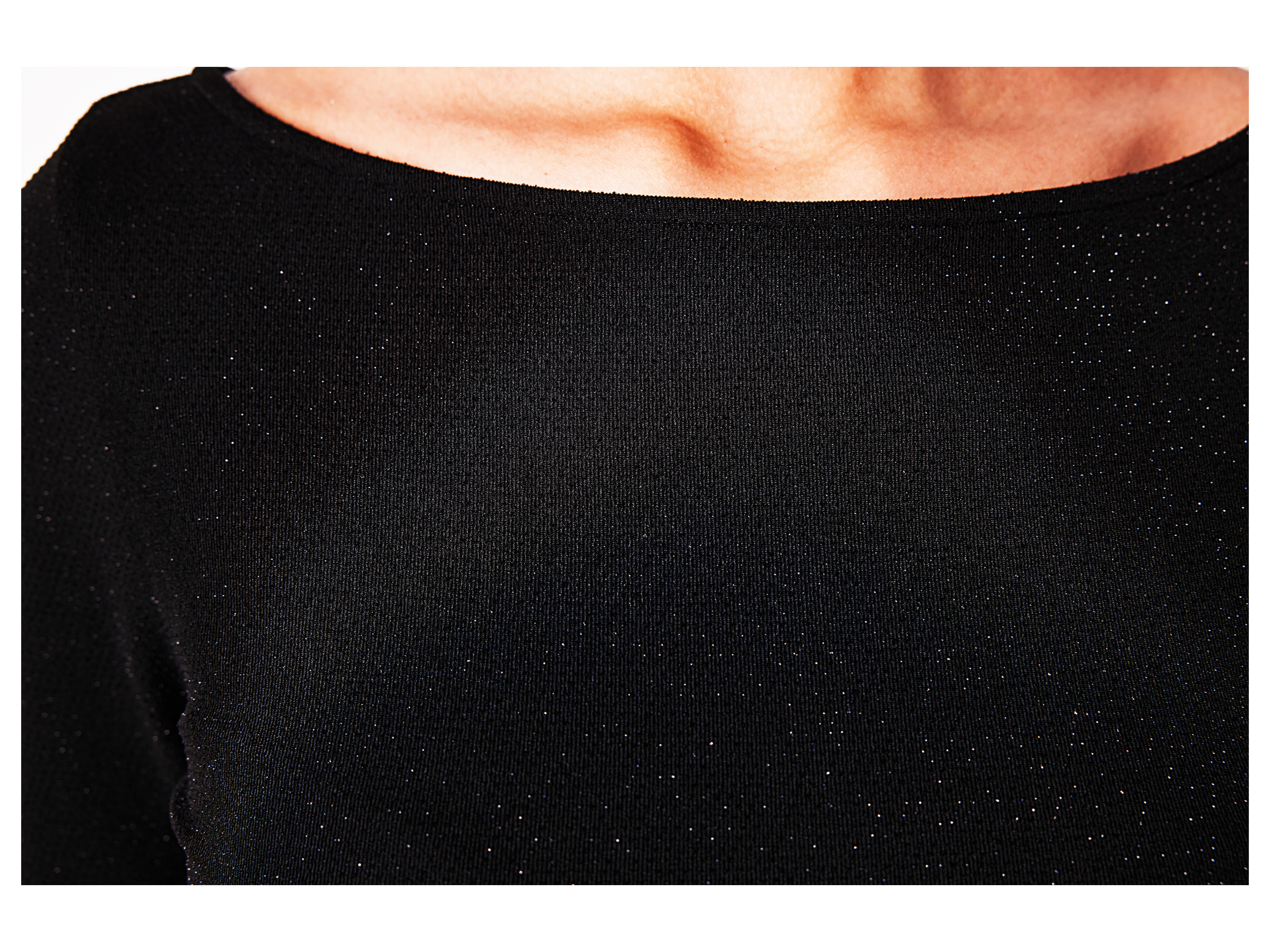 Thumbnail - esmara® Damen Langarmshirt (Schwarz, L(44/46))