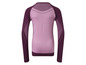 Ein rosa langärmeliges Thermo-Unterhemd für Damen.