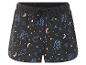 Schwarze Pyjama-Shorts mit Sternenhimmel- und Minnie Maus-Motiv.