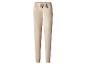 Beige Jogginghose mit einer dekorativen grauen Schleife an der Taille