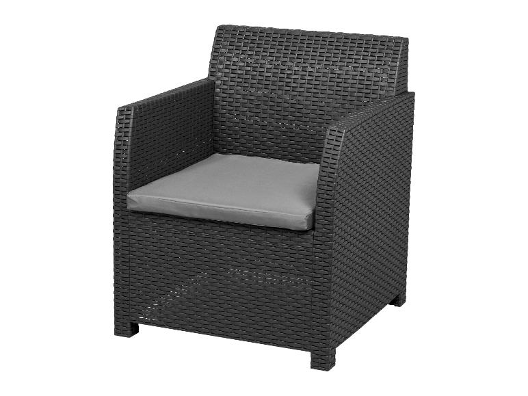 Loungeset mit Tisch Kunststoff
